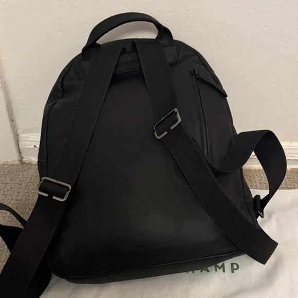 Longchamp Black Men's Compact Everyday Backpack